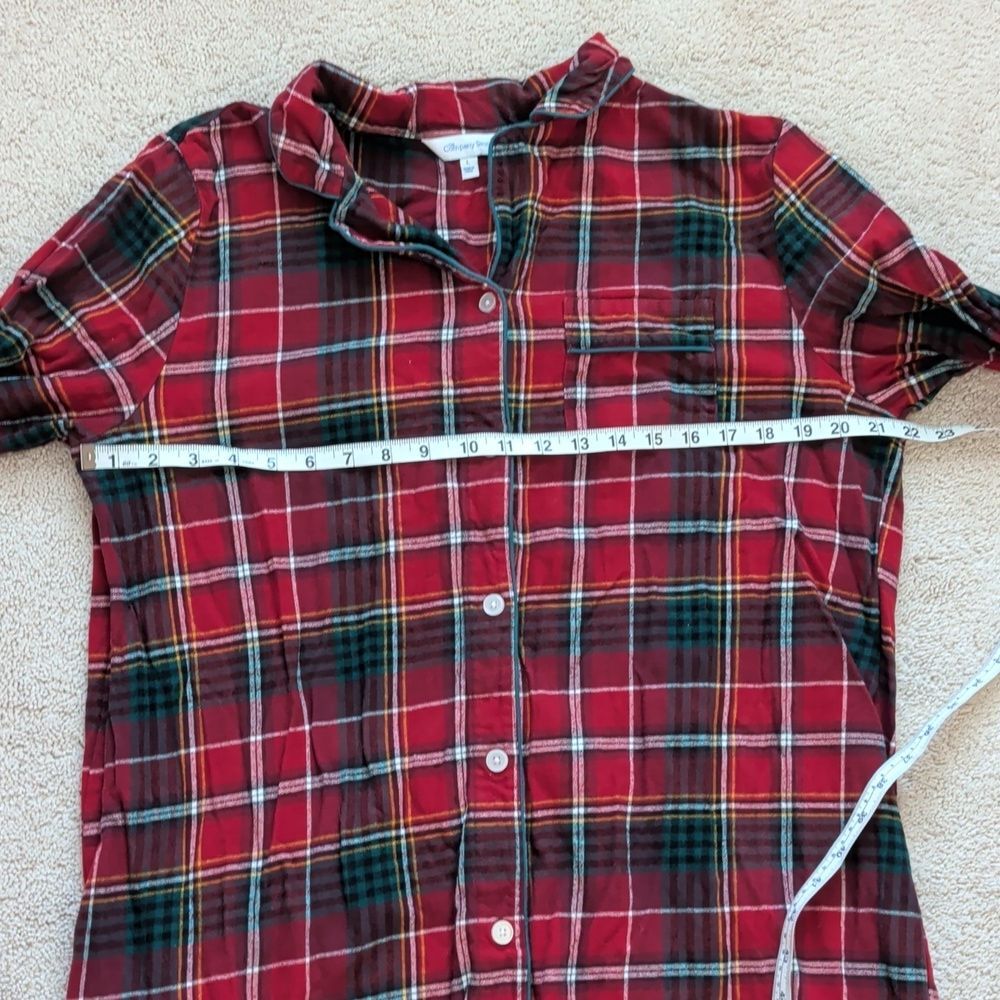 The Company Store Plaid Robe Size L - Picture 5 of 8